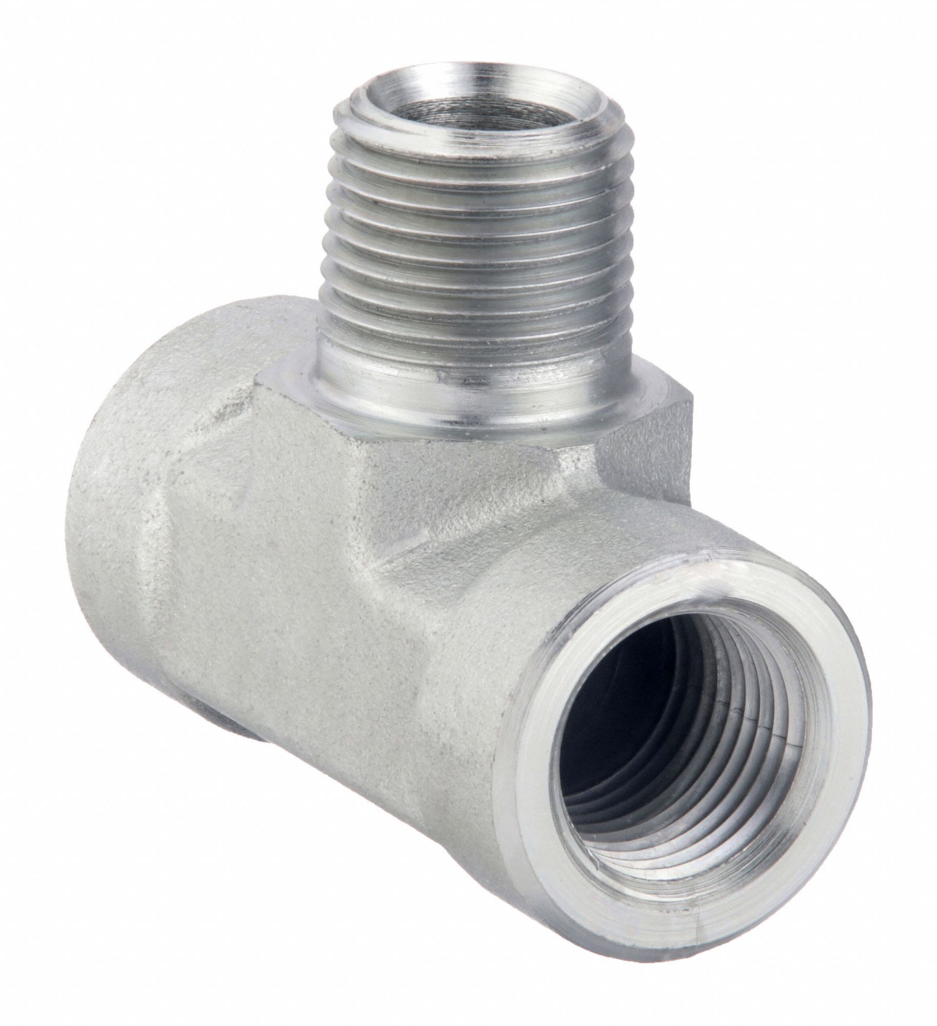 Male Branch Tee: Steel, 1 1/2 in x 1 1/2 in x 1 1/2 in Fitting Pipe Size