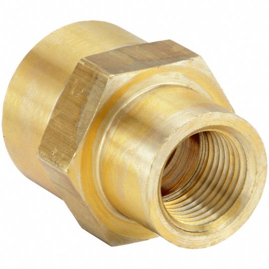 Brass, 1 in x 1 in Fitting Pipe Size, Compression Coupling