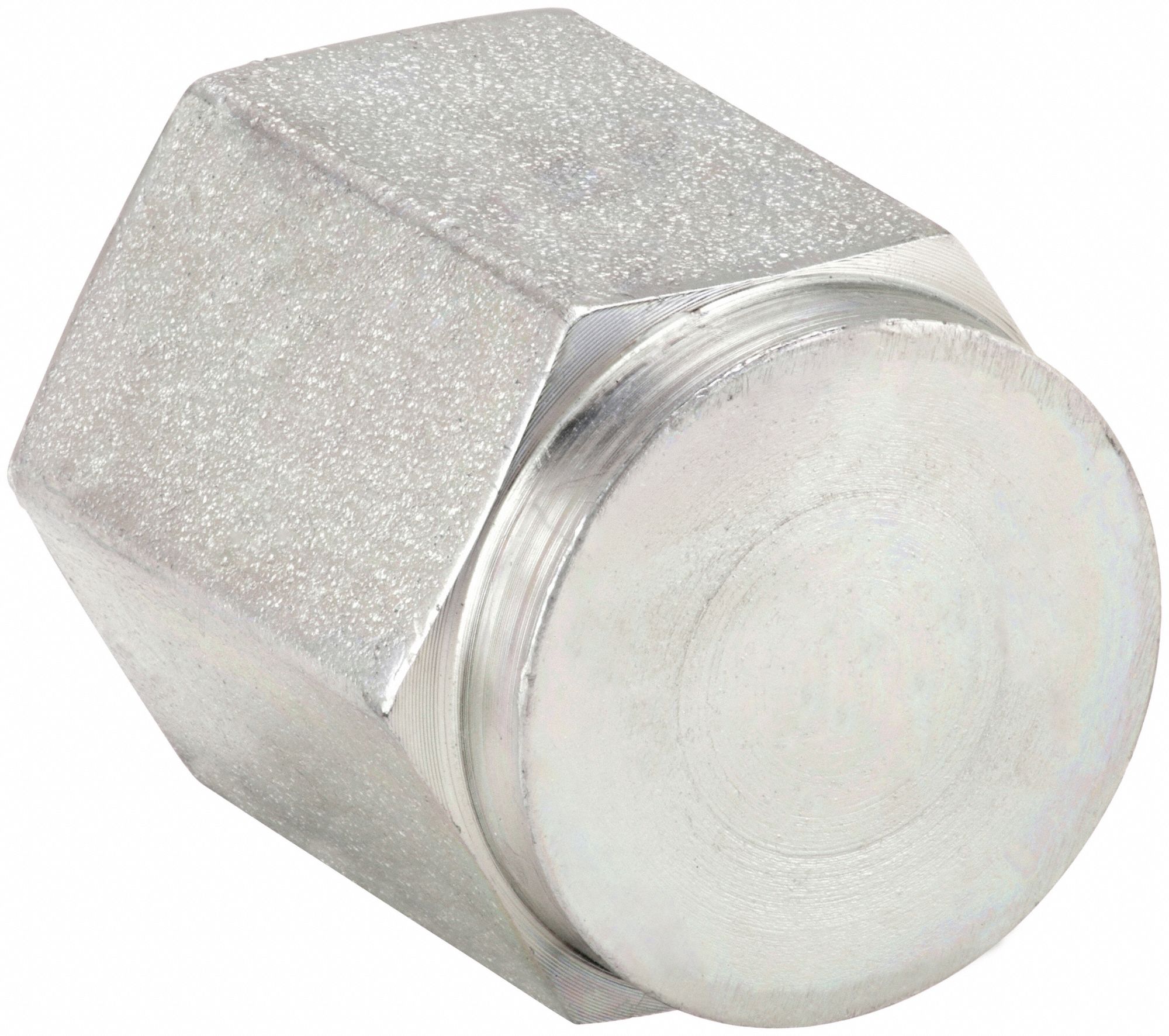 Hex Cap: Steel, 1/2 in Fitting Pipe Size, Female NPT, 1 5/16 in Lg
