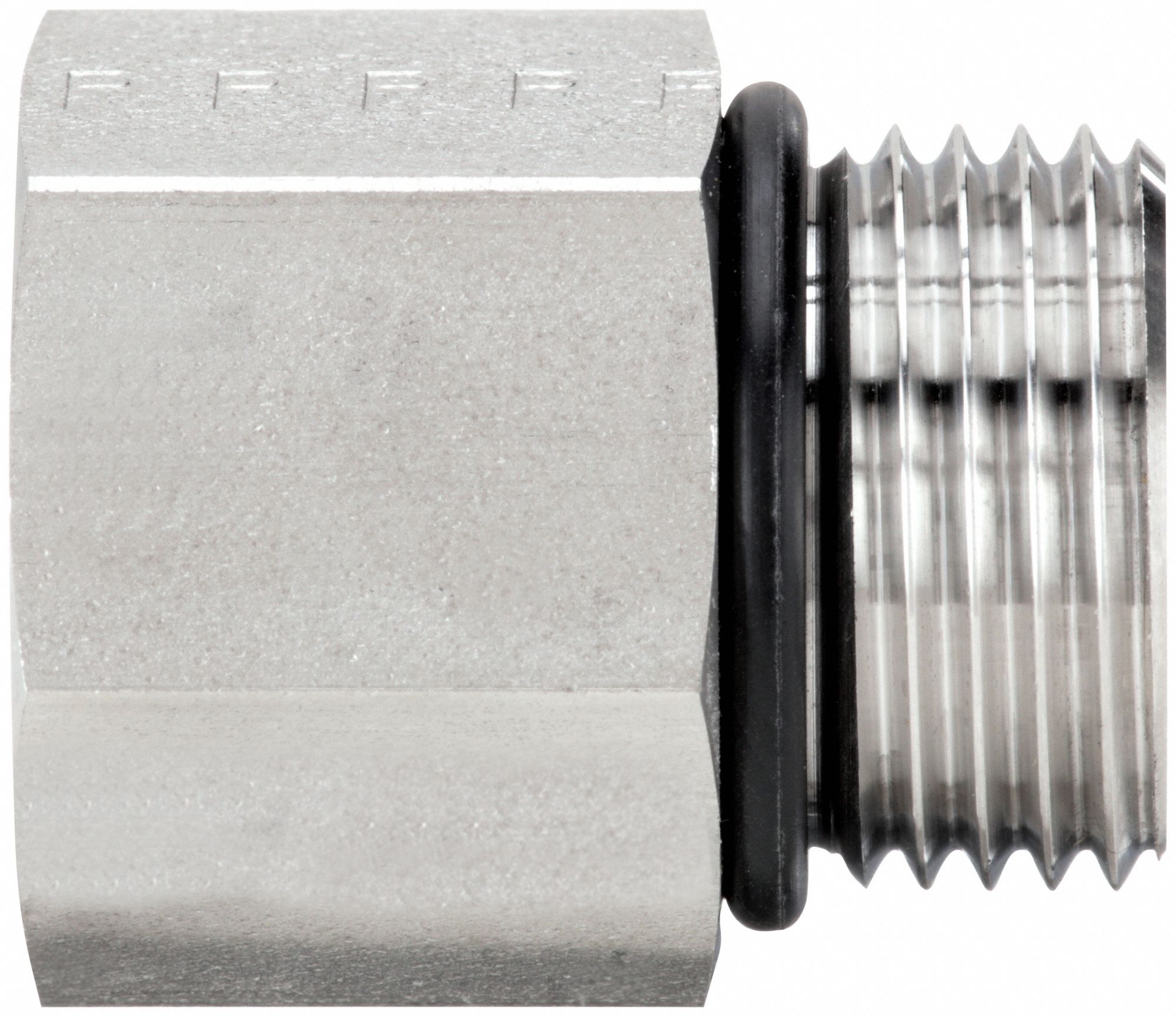 PARKER Adapter 316 Stainless Steel, 5/8 in x 3/8 in Fitting Pipe Size