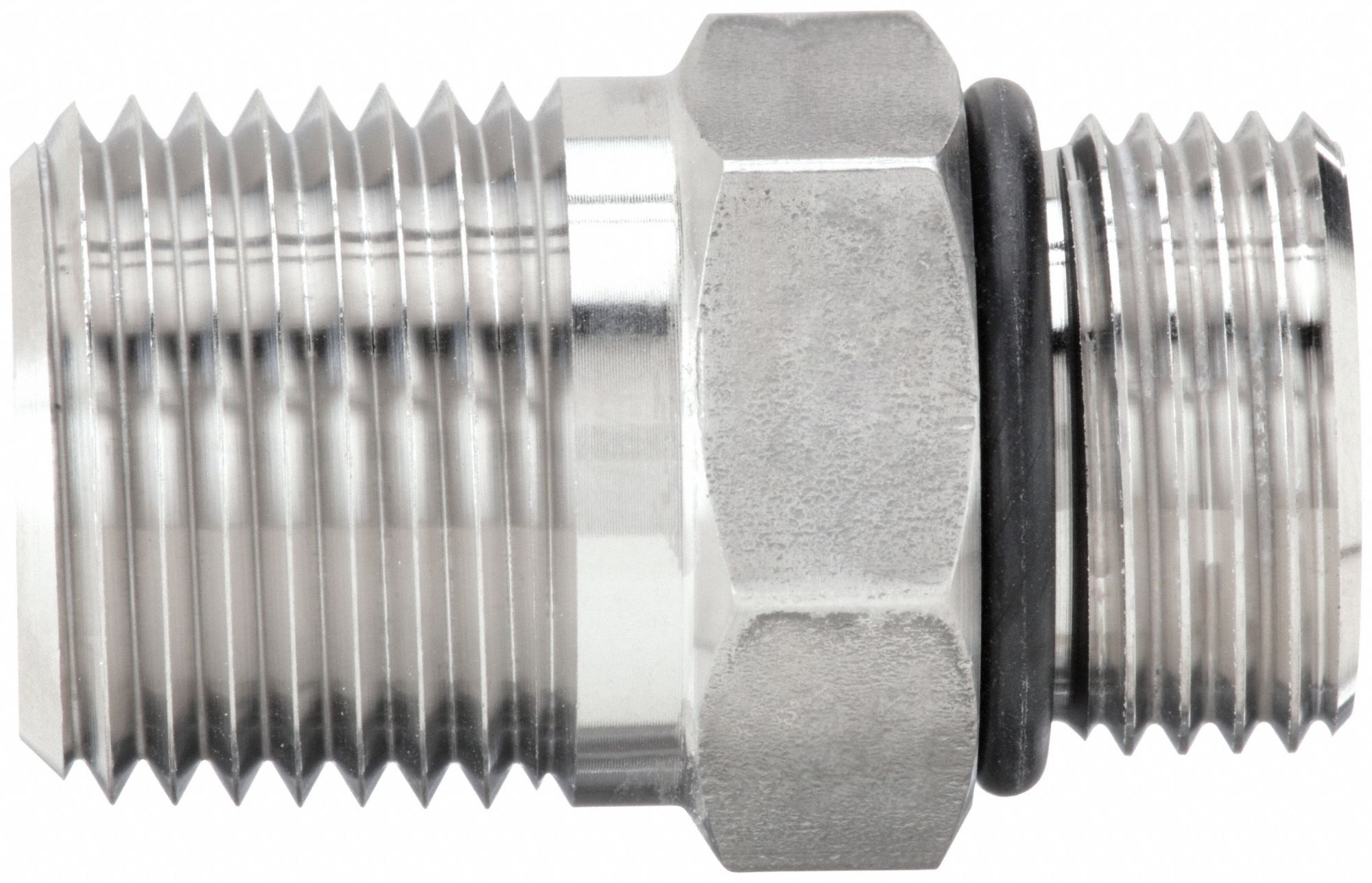 PARKER Adapter: 316 Stainless Steel, 1 in x 1 in Fitting Pipe Size ...