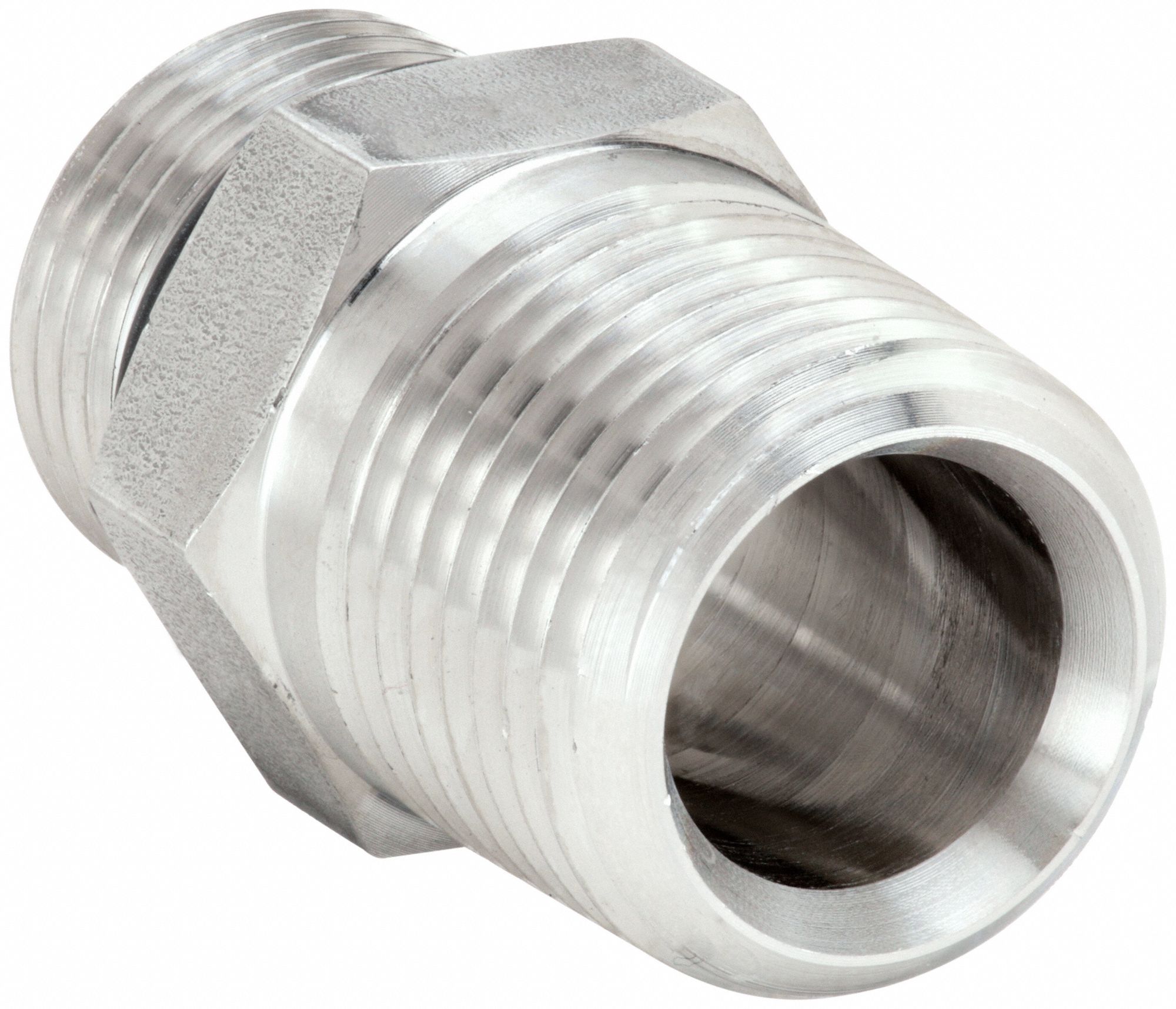 316 Stainless Steel, 1 1/2 in x 1 1/2 in Fitting Pipe Size, Adapter 60UX79241 1/2 F5OFSS
