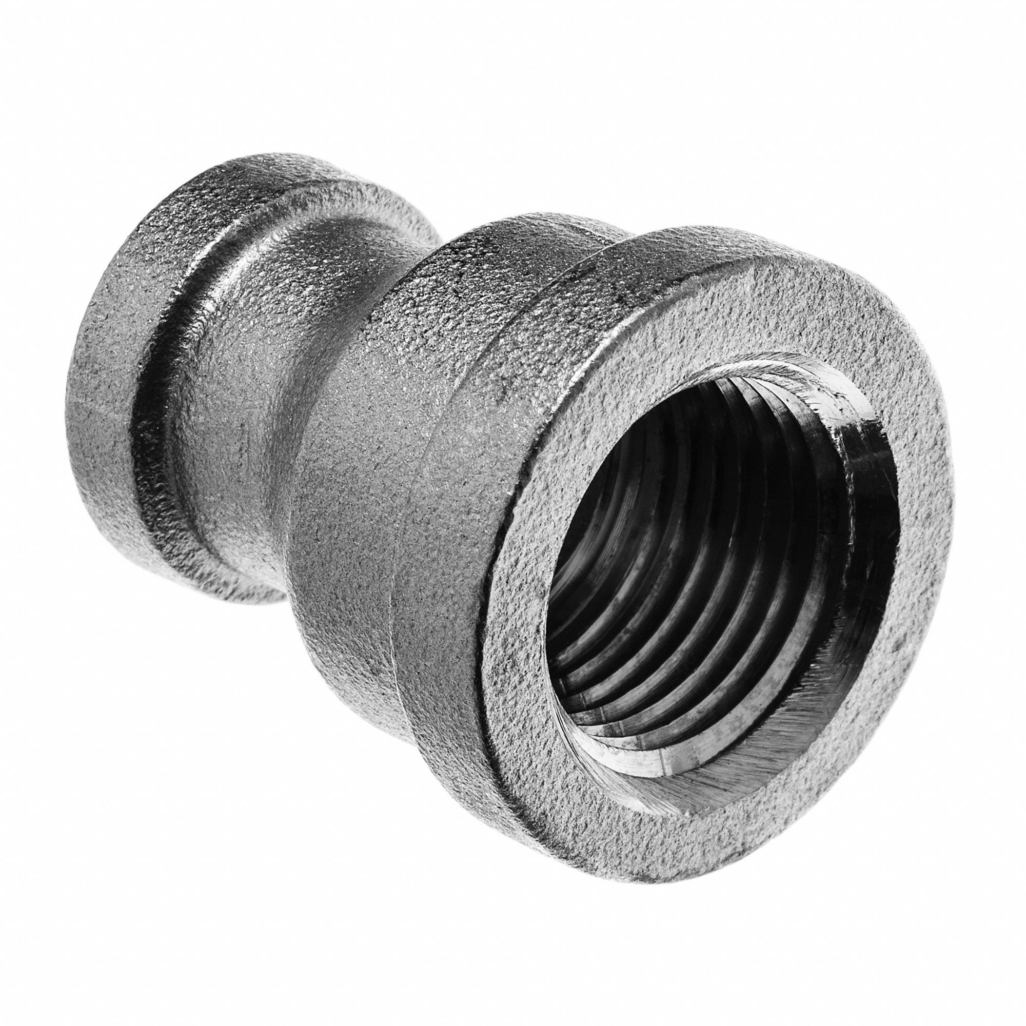 REDUCING COUPLING, FBSPT, CLASS 150, 2 X 1 IN PIPE SIZE, 316 STAINLESS STEEL, 150 PSI