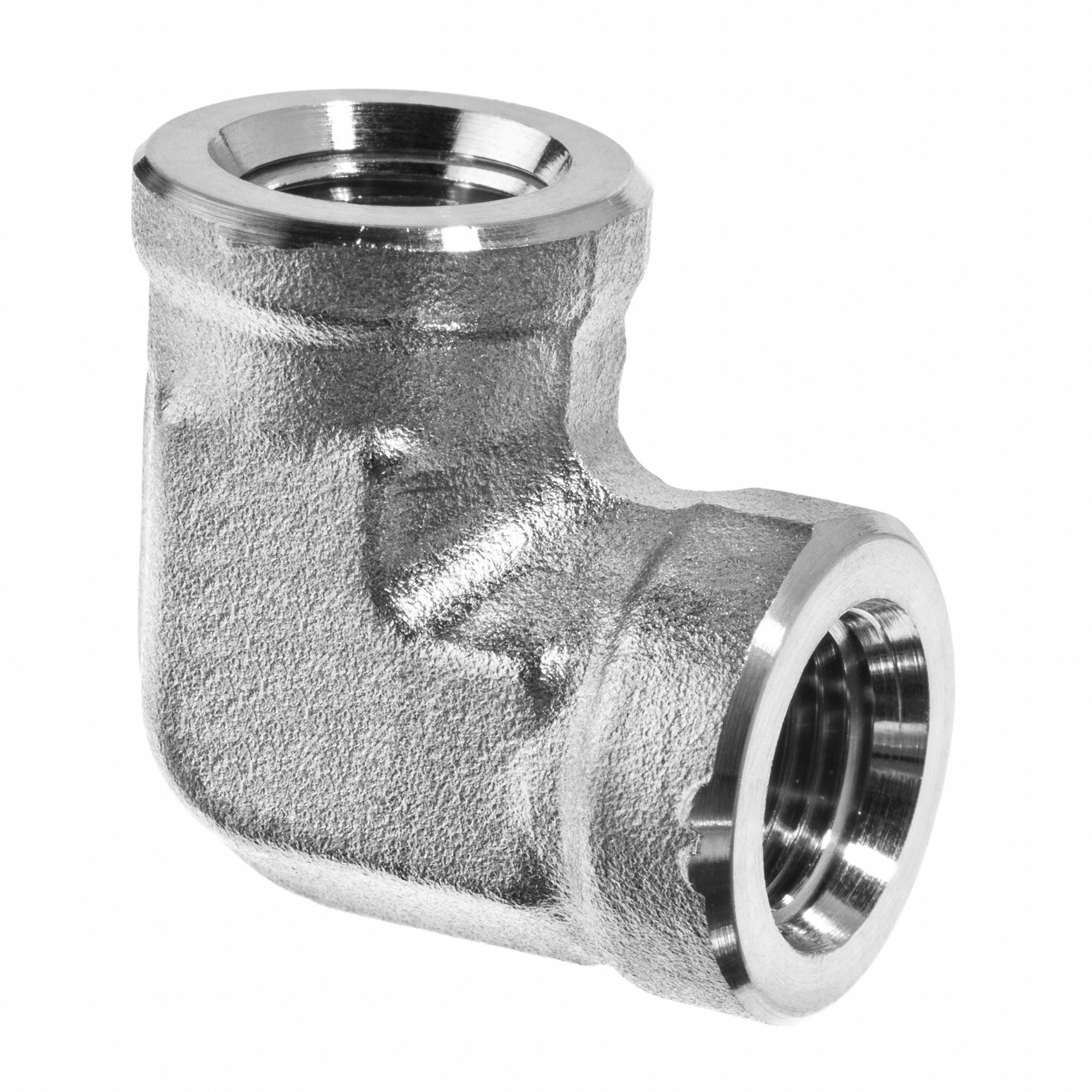 90-DEGREE ELBOW, FNPT, ⅛ IN PIPE SIZE, 316 STAINLESS STEEL, 4900 PSI
