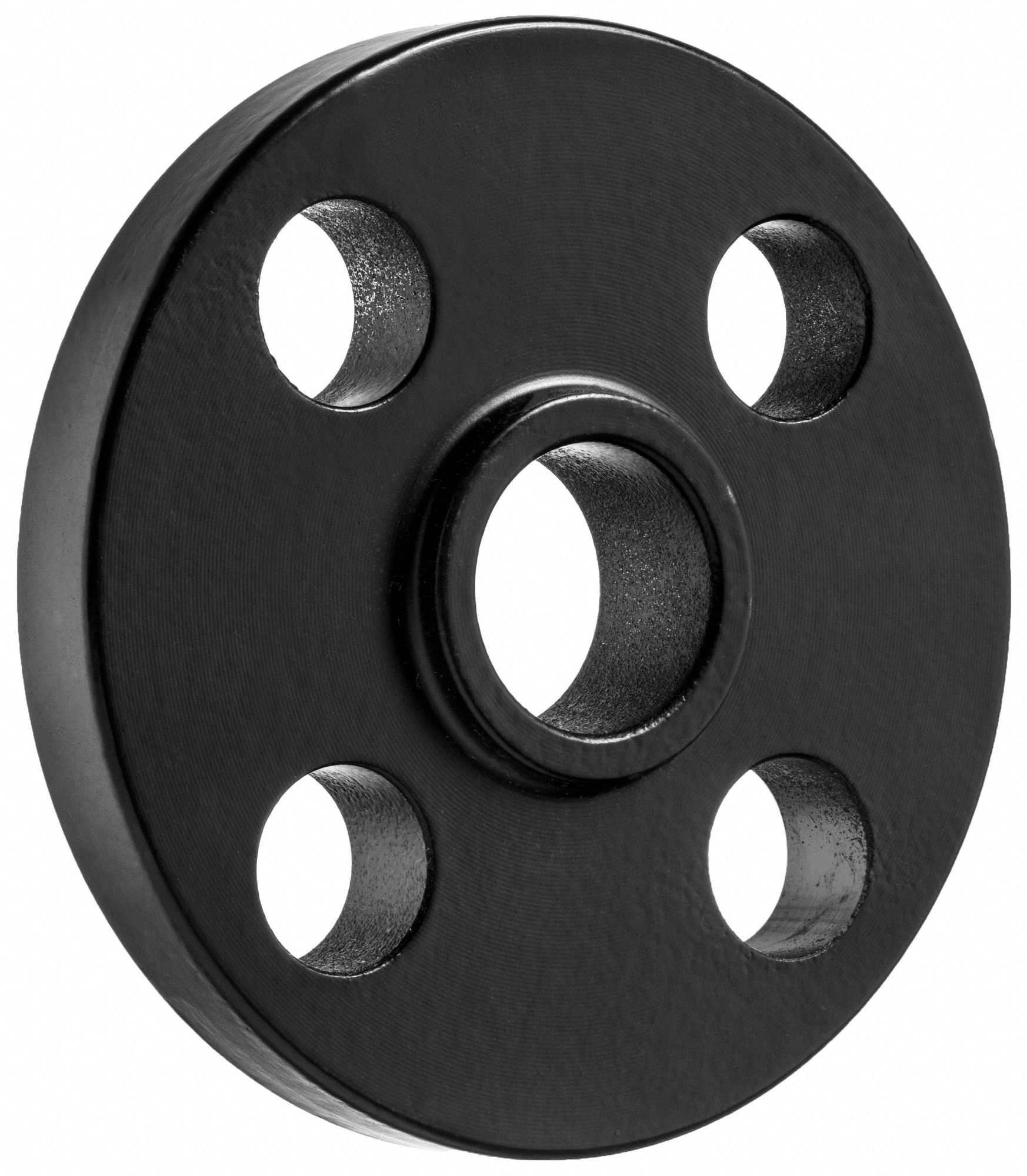 PIPE FLANGE, CLASS 150, 2 IN, 6 IN OUTSIDE DIA, SLIP ON FLANGE, BLACK-COATED STEEL