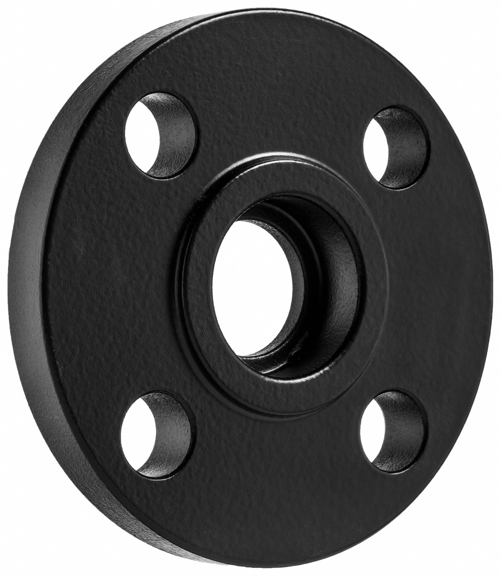 PIPE FLANGE, CLASS 150, 3 IN, 7 1/2 IN OUTSIDE DIA, SOCKET WELD FLANGE, BLACK-COATED STEEL