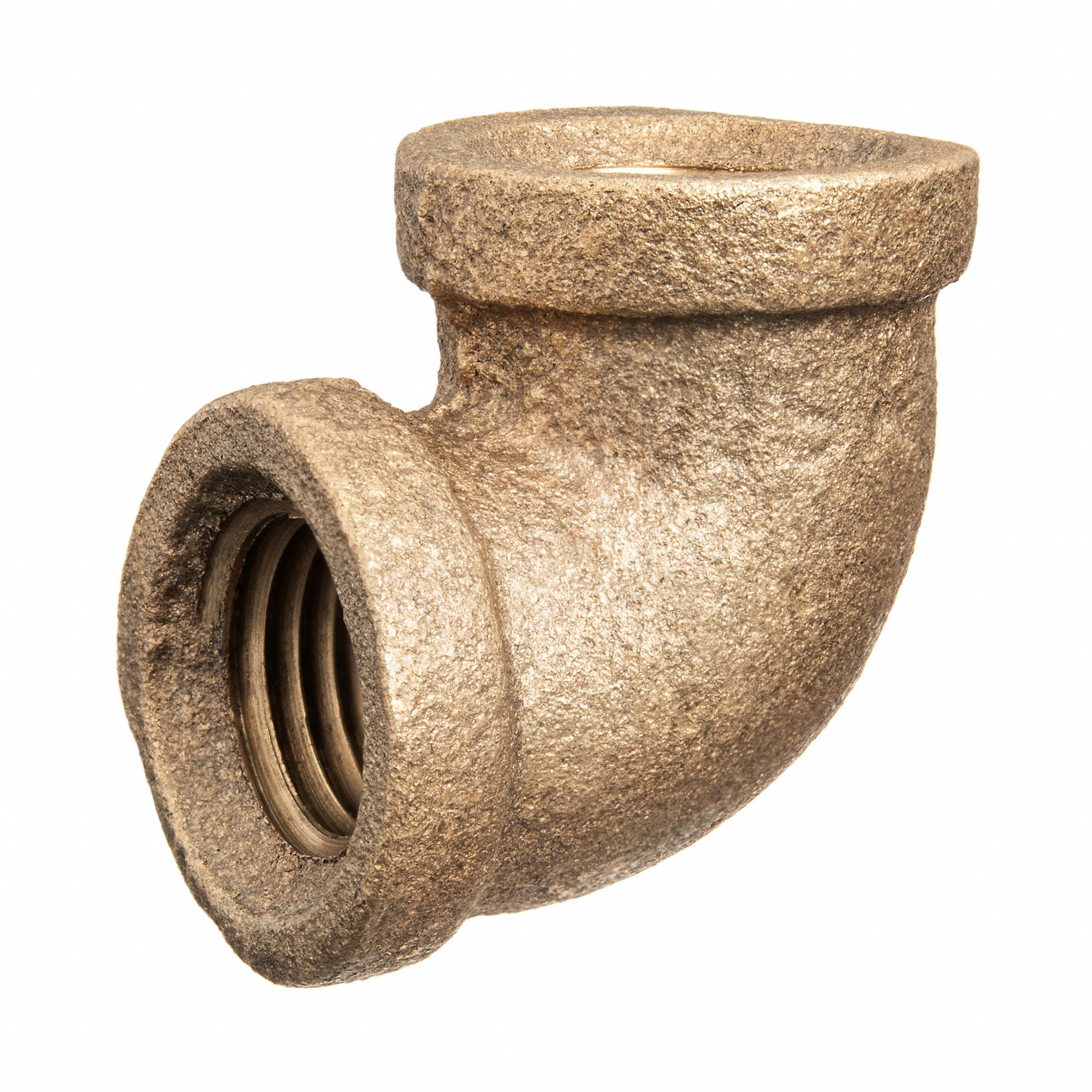 USA SEALING 90-DEGREE ELBOW, FNPT, CLASS 125, PIPE SIZE 4 IN, BRASS - Metal Pipe  Fittings - USSZUSA-PF10361