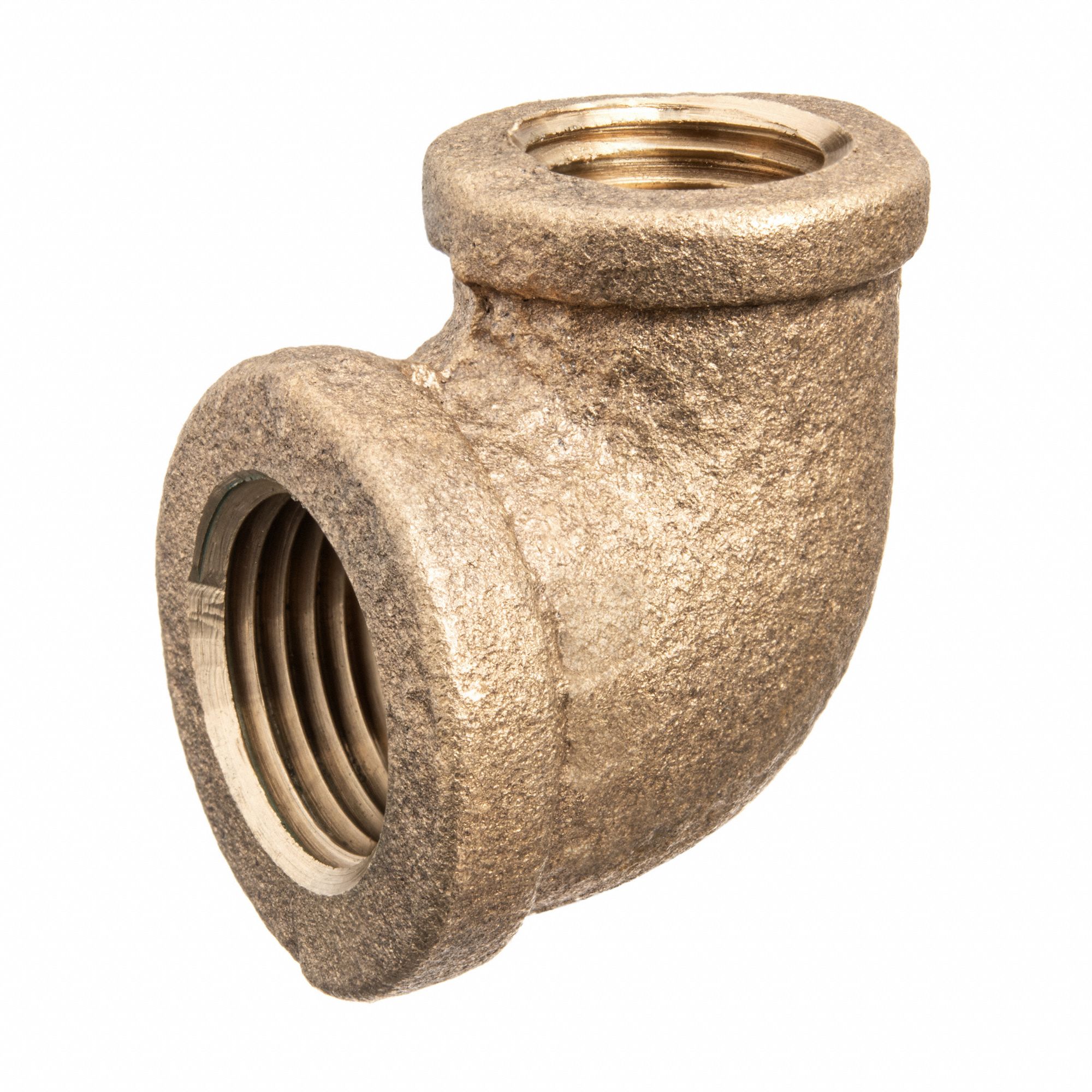 Sioux Chief 1/2 inch x 1/2 inch Lead-Free Brass 90-Degree Compression x MPT  Elbow