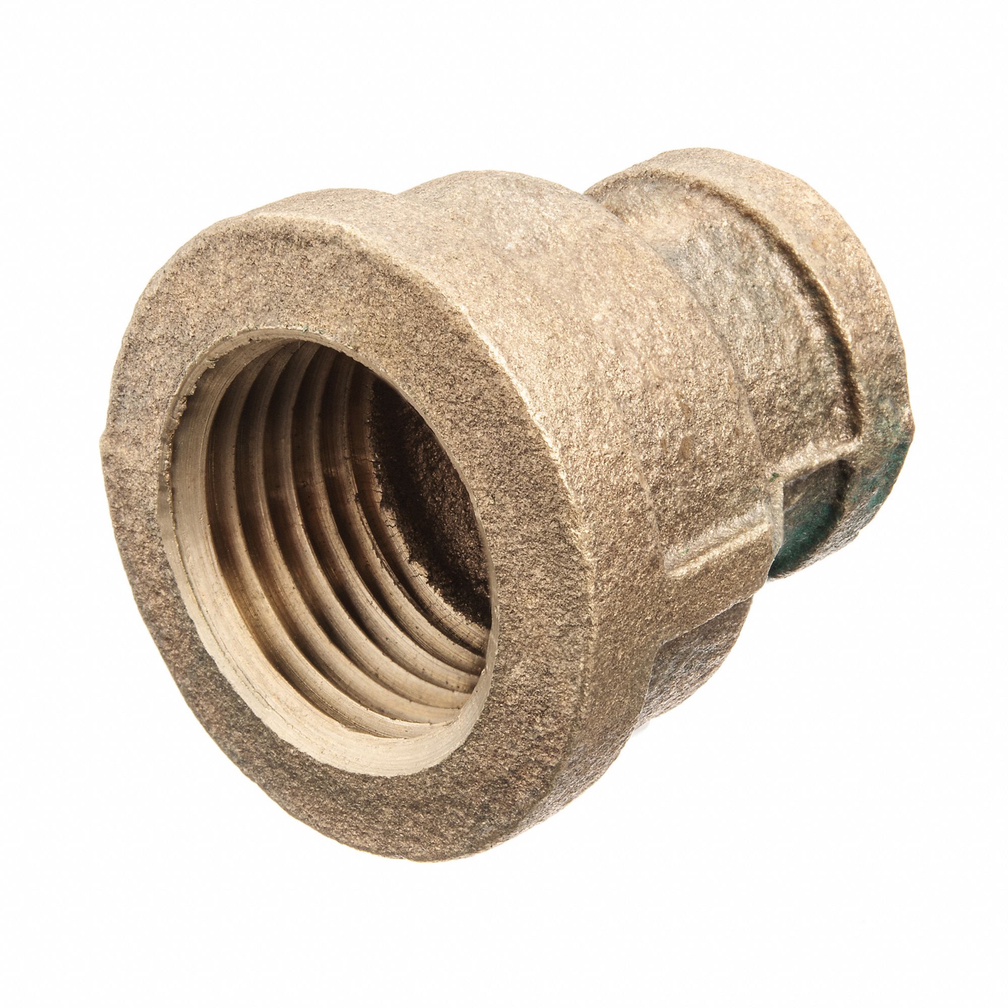 Brass, 1 1/4 in x 1/2 in Fitting Pipe Size, Reducing Coupling -  60VP69