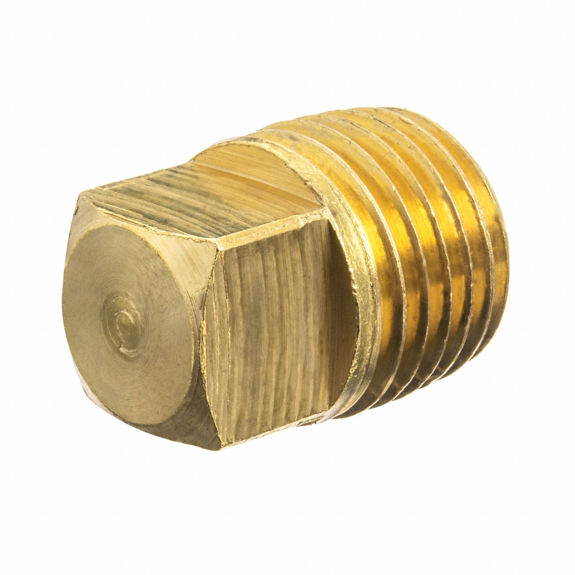 Brass, 4 in Fitting Pipe Size, Hollow Square Head Plug - 60VR08|ZUSA-PF ...