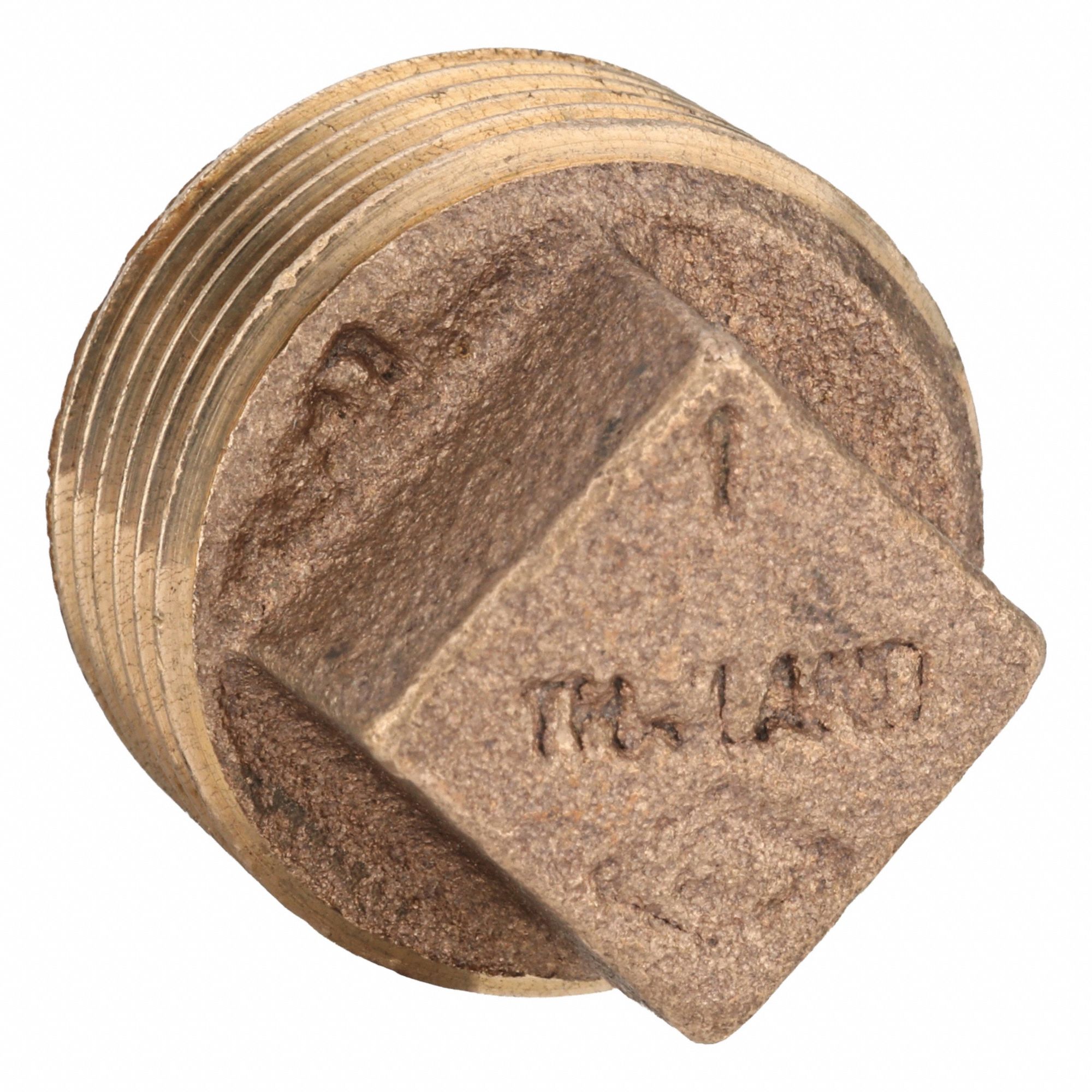 Square Drive Solid Plug, 1 in, Plug - 60VR09|ZUSA-PF-10591 - Grainger
