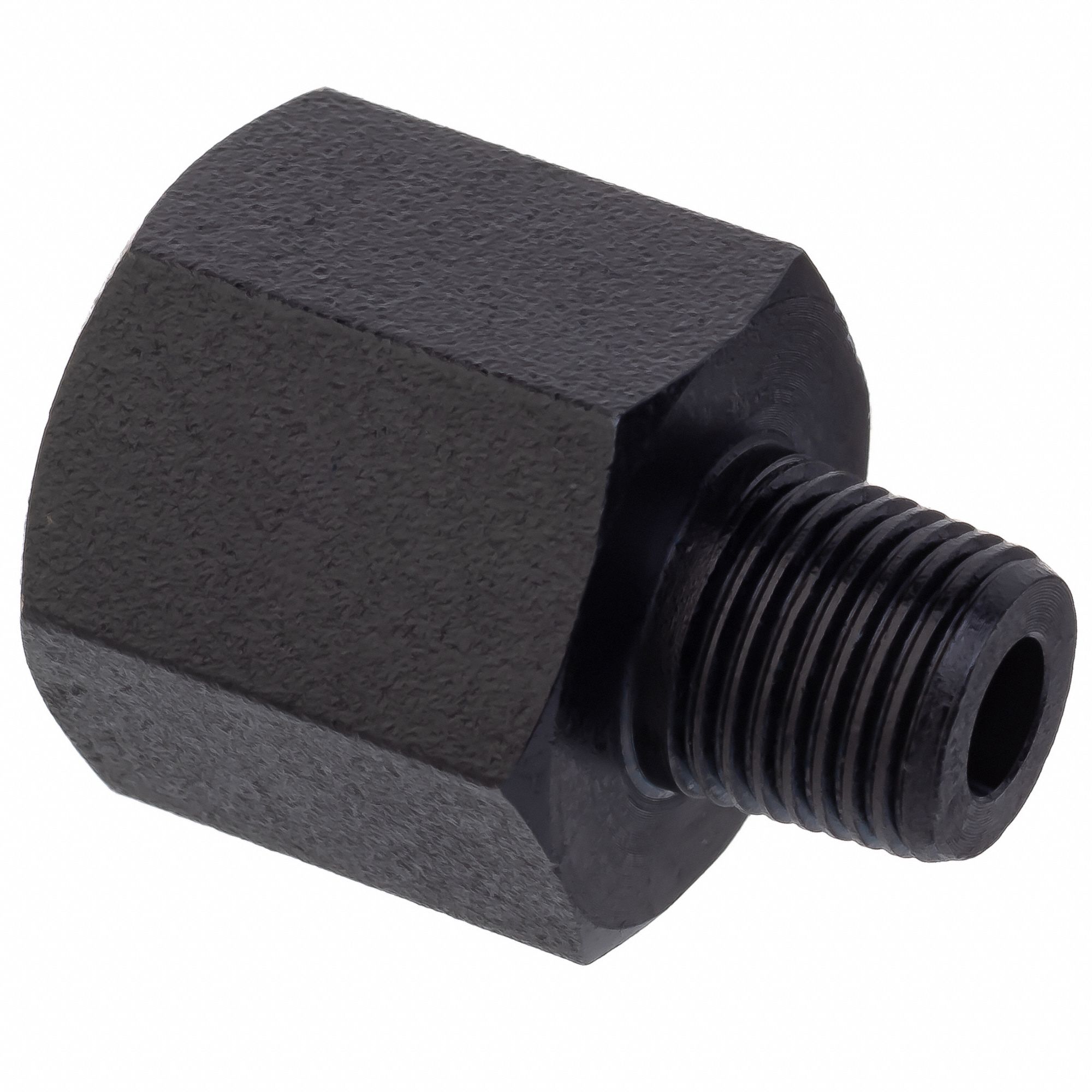Black ZincPlated Brass, 3/8 in x 1/8 in Fitting Pipe Size, Reducing
