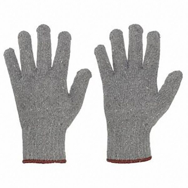 Knit Gloves, Gray,