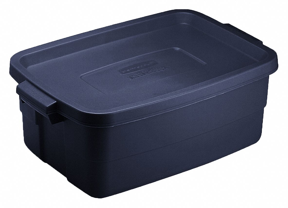 StgeTote DkIndigoMetallic Solid Lin LDPE