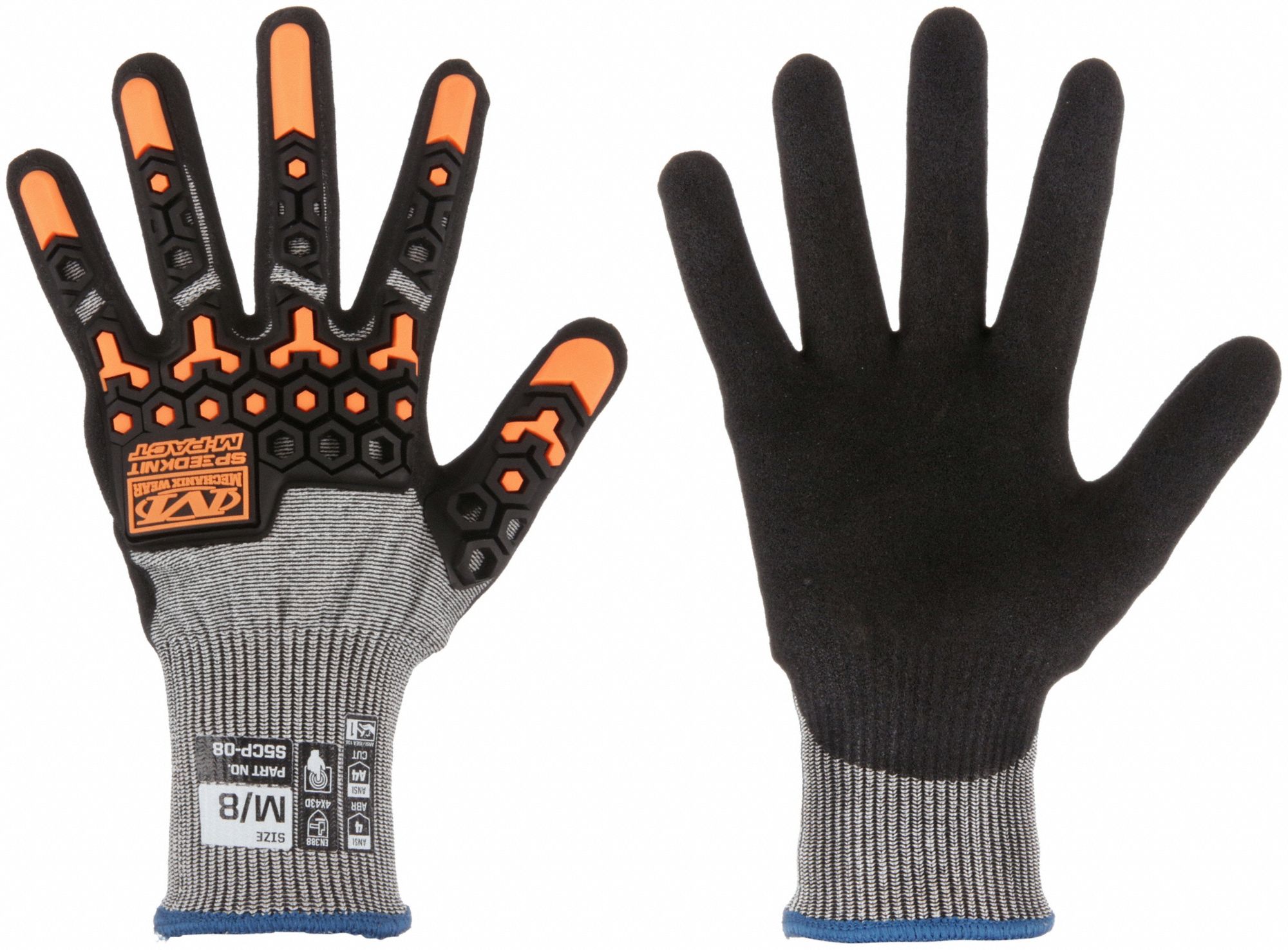 MECHANIX WEAR, XL ( 10 ), ANSI Cut Level A4, Knit Gloves - 60VZ33|S5CP ...