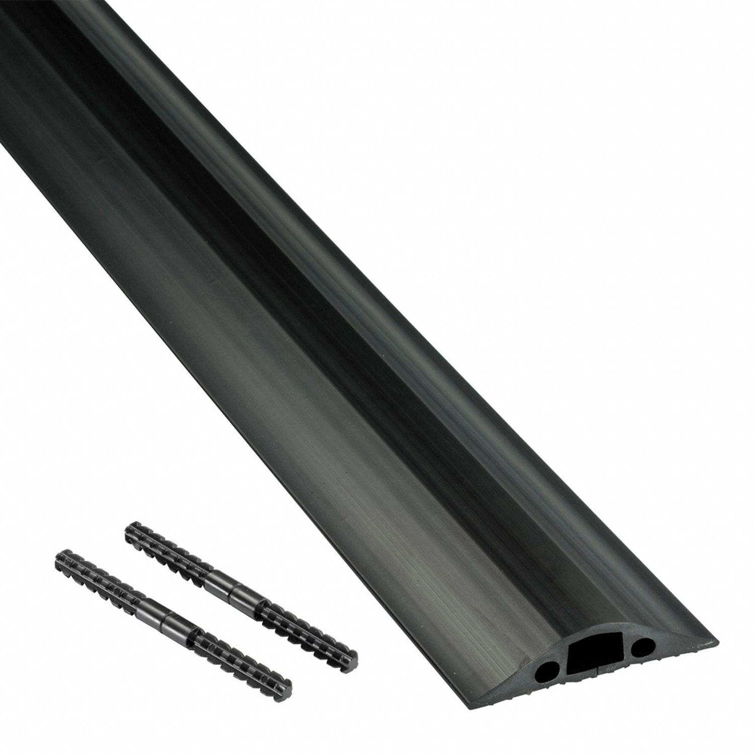 PROTÈGE-CÂBLES, 1 CANAL, P MAX. 5/16 PO, 2 11/16 PO LA, 9/16 PO H, PVC