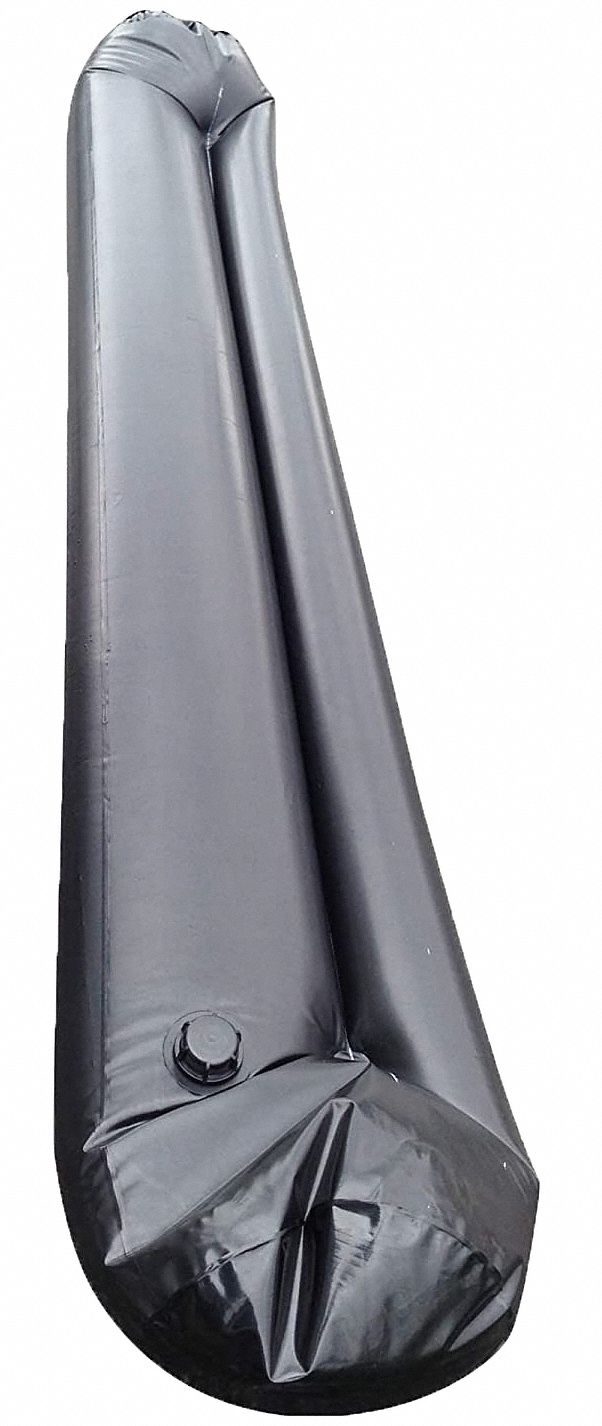 Flood Barrier: Fresh Water/Saltwater, 10 in Overall Ht, 120 in Overall Lg