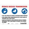 Reduce Disease Transmission Sign