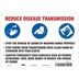 Reduce Disease Transmission Sign