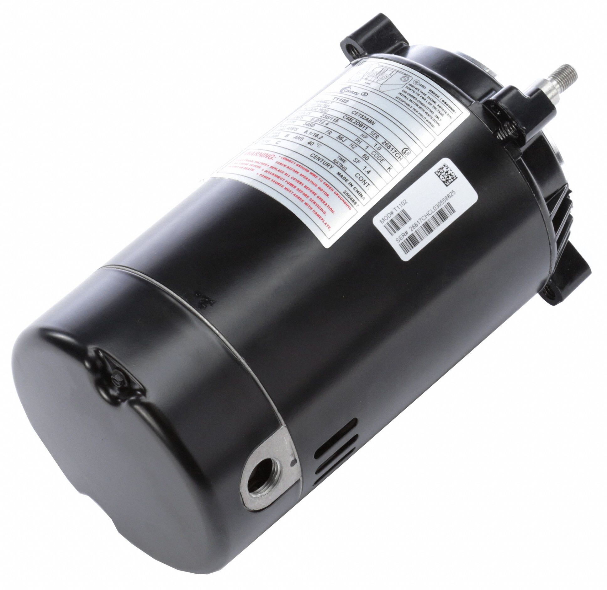 CENTURY, Open Dripproof, Face Mounting, Jet Pump Motor 60WD24T1102