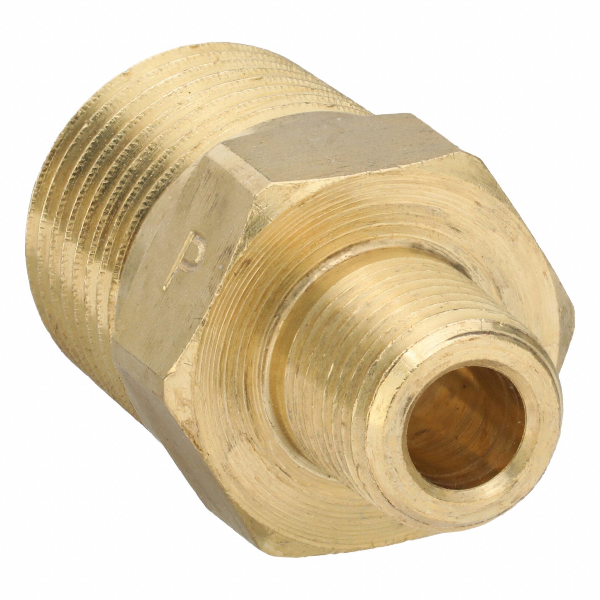 PARKER, Hex Nipple, 3/8 in x 1/8 in, Metal Pipe Straight - 60WH03|216P ...