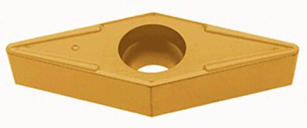 Turning Insert: VBMT Insert, Neutral, 3/16 in Thick, 0.0310 in Corner Radius, T9215