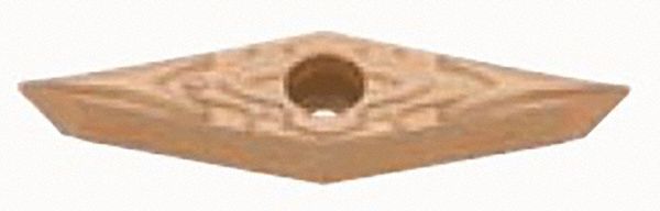 Turning Insert: YWMT Insert, Neutral, 7/64 in Thick, 0.0080 in Corner Radius, T9225