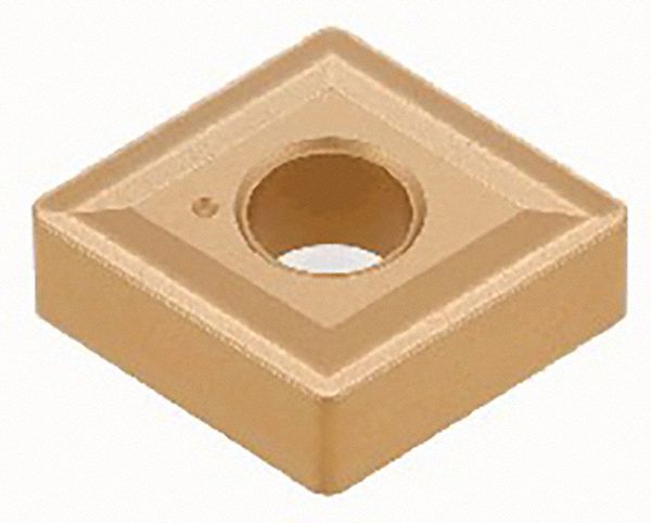 Turning Insert: CNMG Insert, Neutral, 3/16 in Thick, 0.0130 in Corner Radius, T9225
