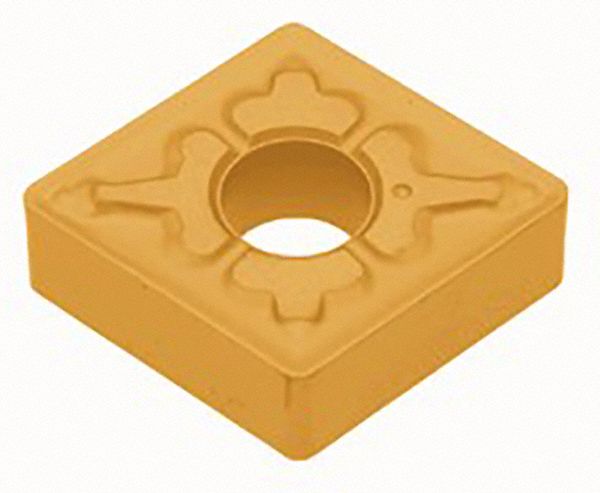 Turning Insert: CNMG Insert, Neutral, 3/16 in Thick, 0.0130 in Corner Radius, T9205