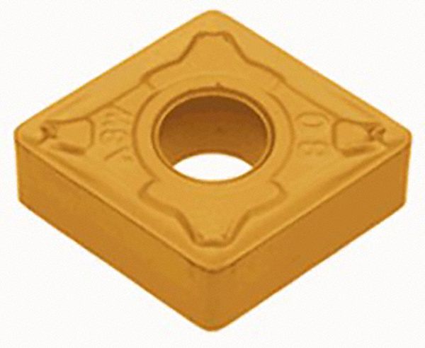 Turning Insert: CNMG Insert, Neutral, 3/16 in Thick, 0.0470 in Corner Radius, T9205