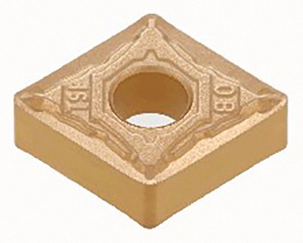Turning Insert: CNMG Insert, Neutral, 3/16 in Thick, 0.0470 in Corner Radius, T9215