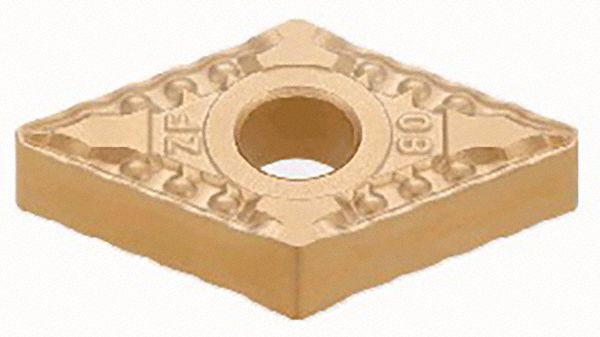 Turning Insert: DNMG Insert, Neutral, 3/16 in Thick, 0.0130 in Corner Radius, T9215