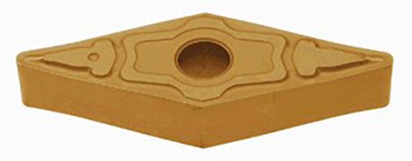 Turning Insert: VNMG Insert, Neutral, 3/16 in Thick, 0.0130 in Corner Radius, T9215