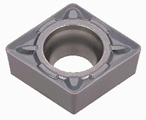 Turning Insert: CCMT Insert, Neutral, 5/32 in Thick, 0.0310 in Corner Radius, T9215