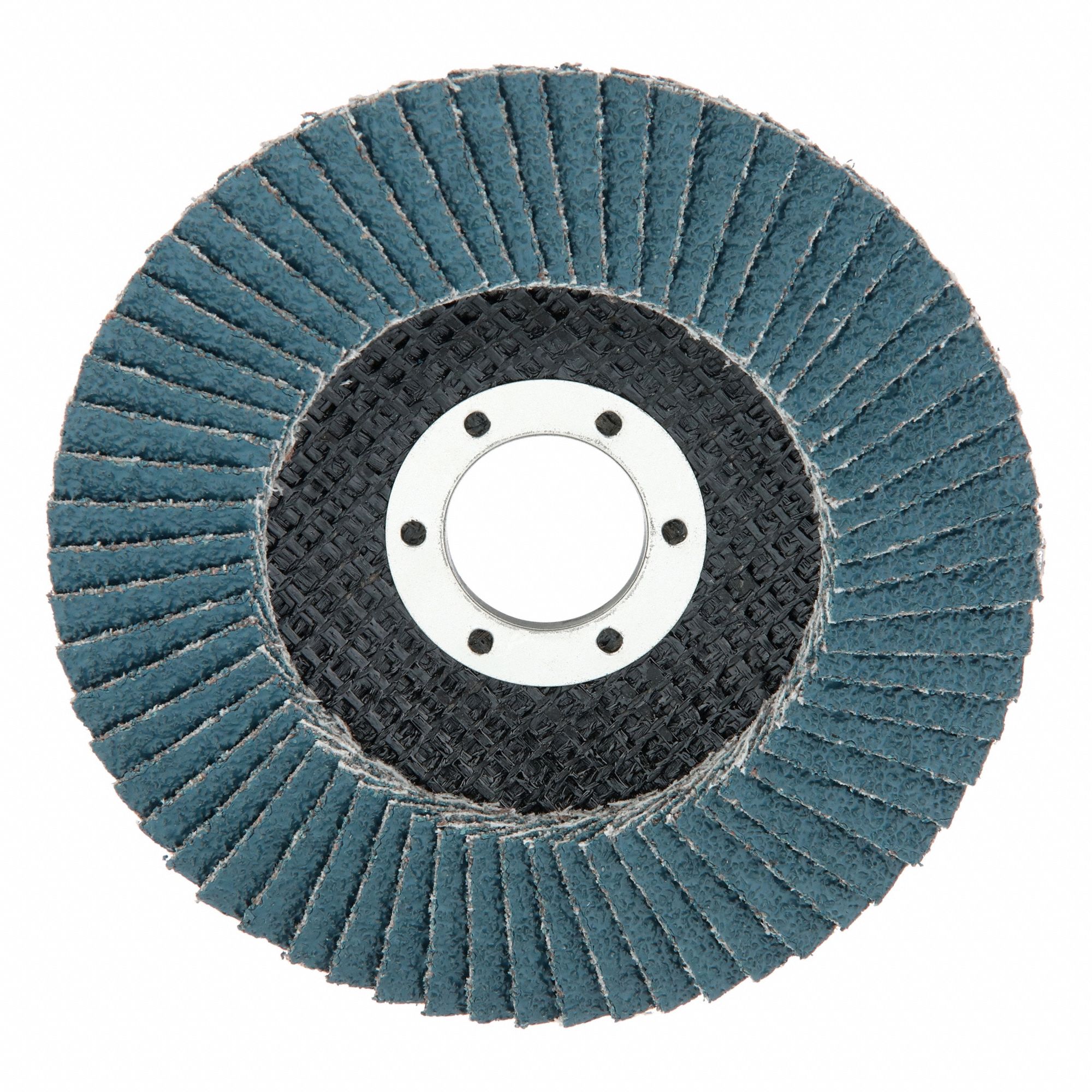 Flap Disc: Type 29, 4-1/2" x 7/8", Zirconia Alumina, 36 Grit, Fiberglass Bk, XC1176