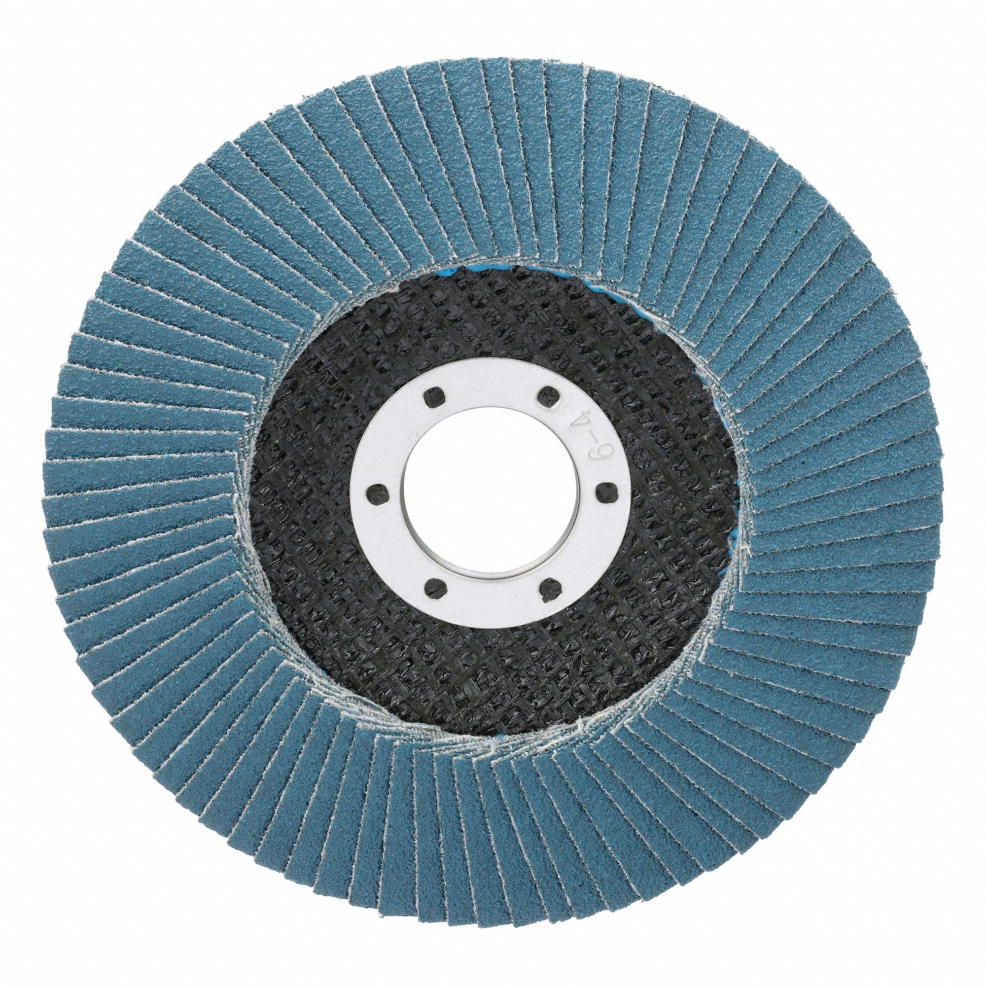 Flap Disc: Type 29, 4-1/2" x 7/8", Zirconia Alumina, 80 Grit, Fiberglass Bk, XC1176
