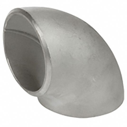 316 Stainless Steel, 1 1/2 in x 1 1/2 in Fitting Pipe Size, 90