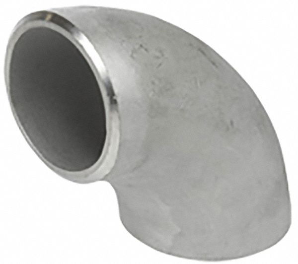 90° Long Radius Elbow: 304 Stainless Steel, 5 in x 5 in Fitting Pipe Size