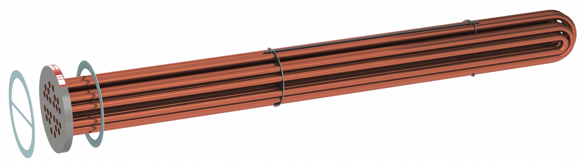 Steam to Water Replacement Bundle, 62 gpm: 610, 000 BtuH, 62 gpm, For Use With 60WT20, Copper Tube