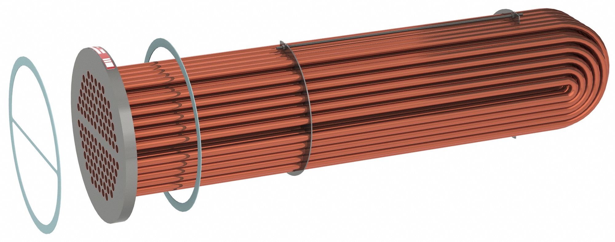 Steam to Water Replacement Bundle, 215gpm: 2, 097, 000 BtuH, 215 gpm, For Use With 60WT25, Copper Tube