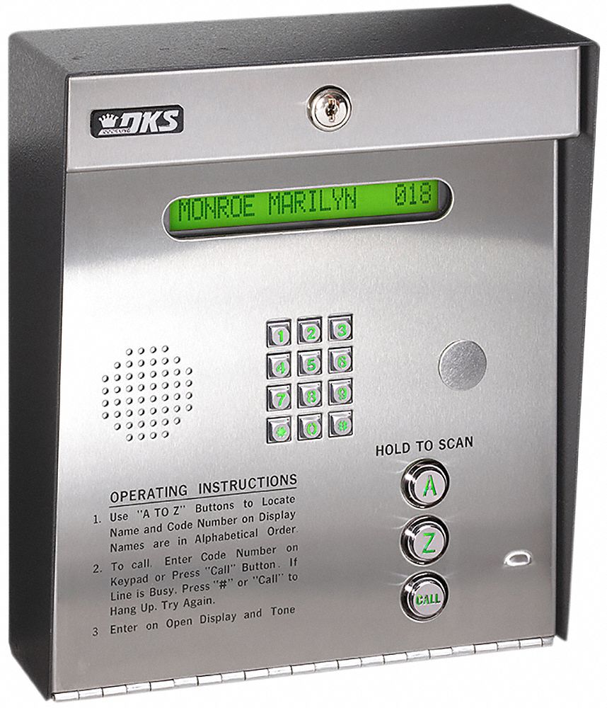Telephone Entry System: 1 Lines