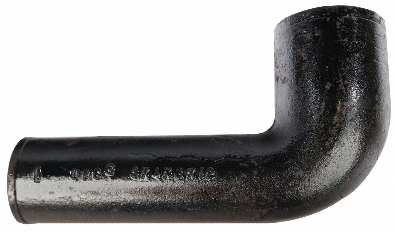 Cast Iron, 3 in x 4 in Fitting Pipe Size, 90° Closet Bend (10x12 ...