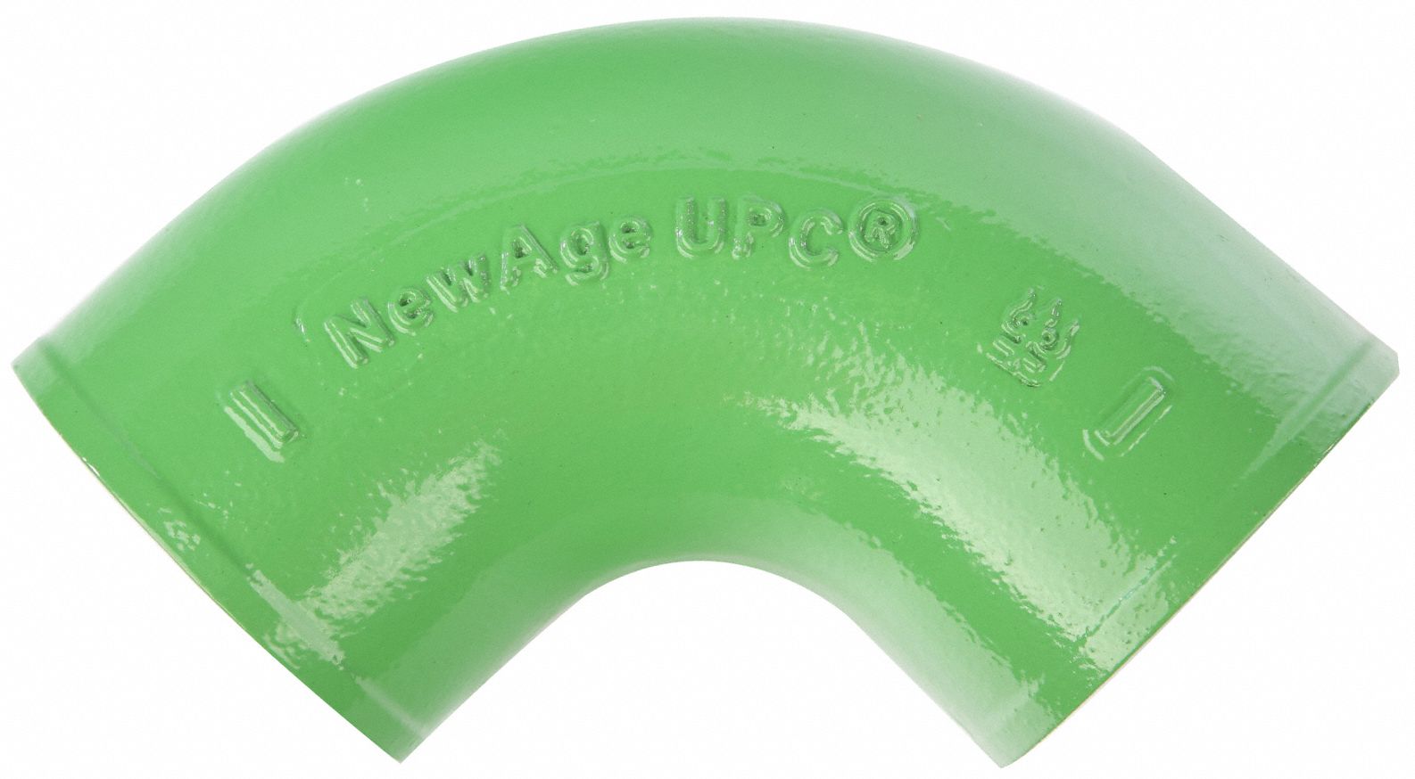 90° Bend: Cast Iron, 1 1/2 in x 1 1/2 in Fitting Pipe Size, Socket x Socket, 4 3/4 in Overall Lg