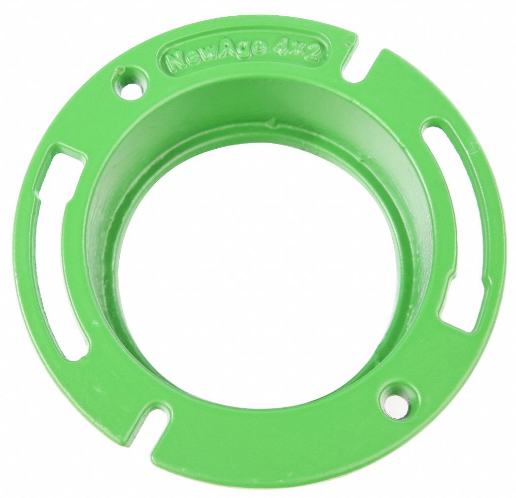 Pipe Flange: Cast Iron, 4 in Fitting Pipe Size, Flanged x Slip-On, 2 in Overall Lg