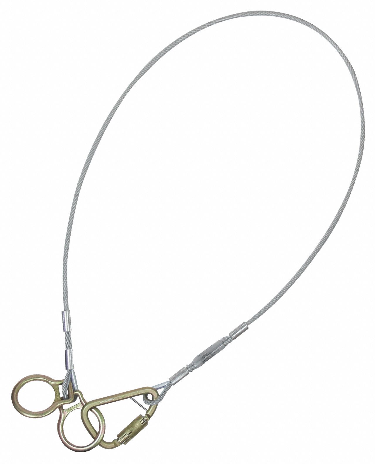 FALLTECH Cable Anchor, Anchor Style Anchor Style, Mounting Type Pass