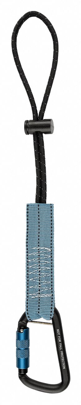 Tool Attachment: For Hand Tools/Power Tools, Carabiner, Cinch, 5 lb Capacity