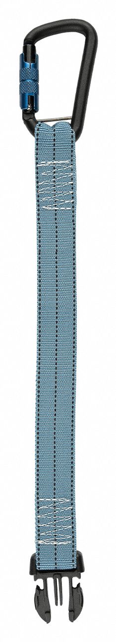 Tool Attachment: For Hand Tools, Carabiner, Slip-On, 5 lb Capacity