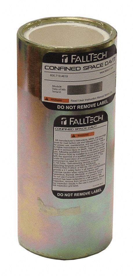 Permanent Sleeve, Steel Base, Gray, 9 in H