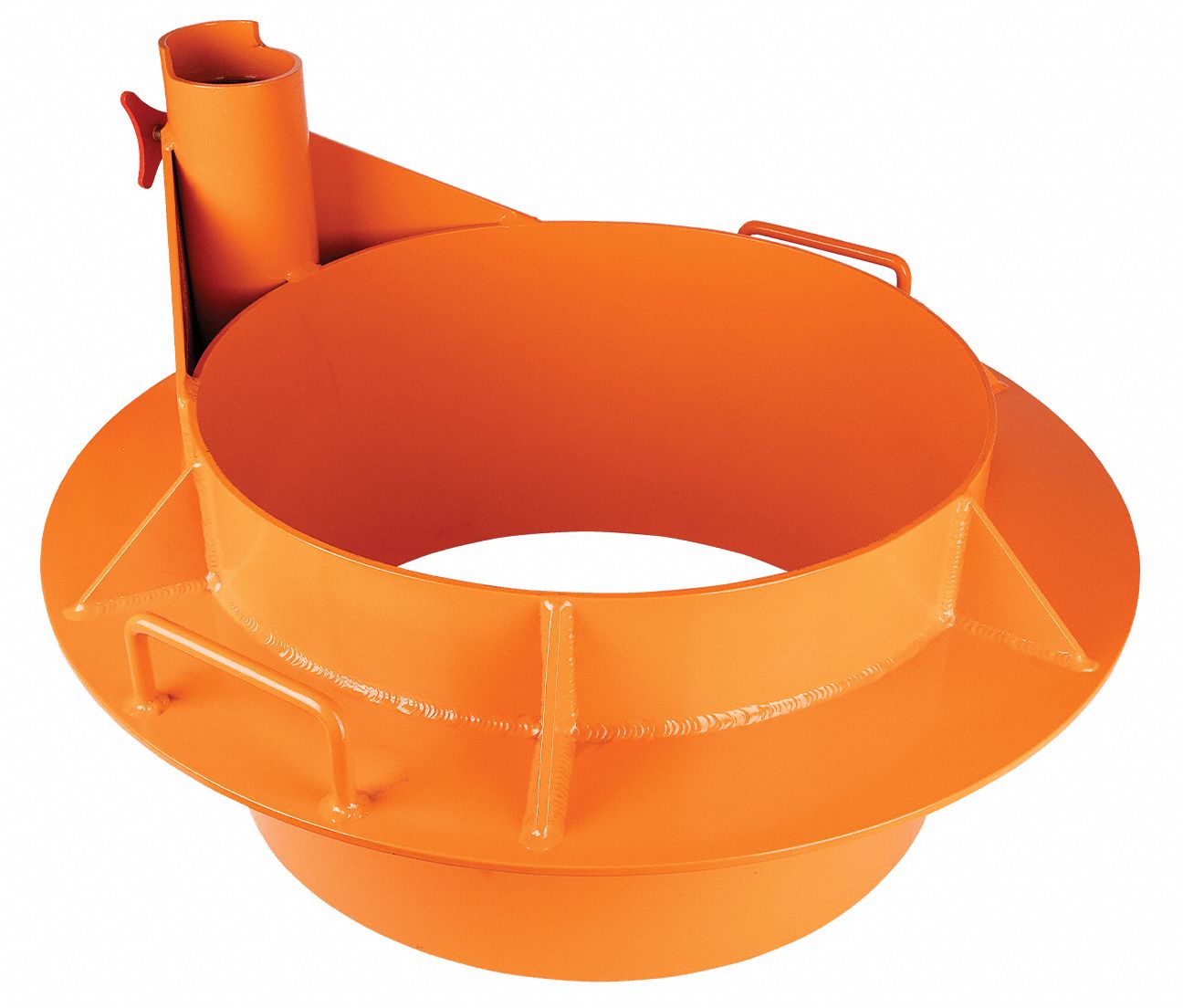Manhole Sleeve: 22 1/2 in, Manhole Mnt, Lower Mast Extension, Orange, Freestanding