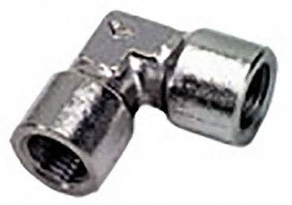 90° Union Elbow: 316L Stainless Steel, 3/4 in x 3/4 in Fitting Pipe Size, Female BSPP x Female BSPP